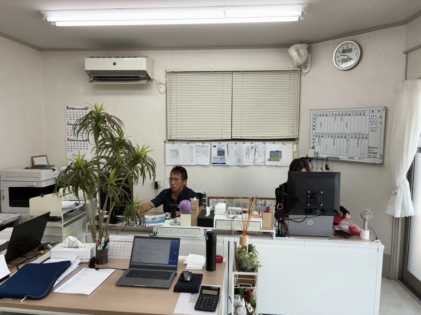 インタビューの様子