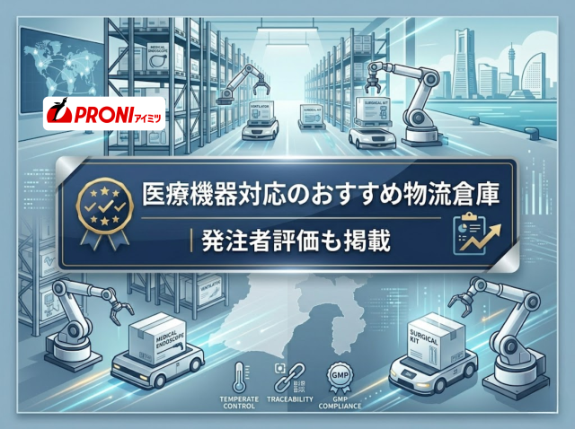 医療機器対応の物流倉庫おすすめ7選｜発注者評価も掲載【2026年最新版】
