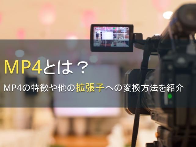 MP4とは？ほかの拡張子への変換方法も紹介