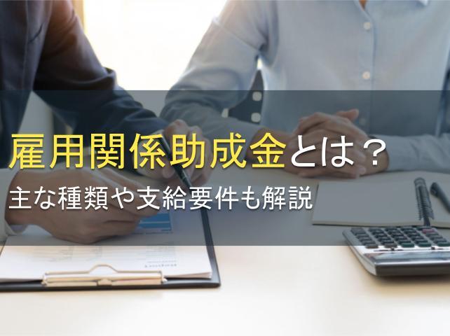 雇用関係助成金とは？主な種類や支給要件も解説【2026年最新版】