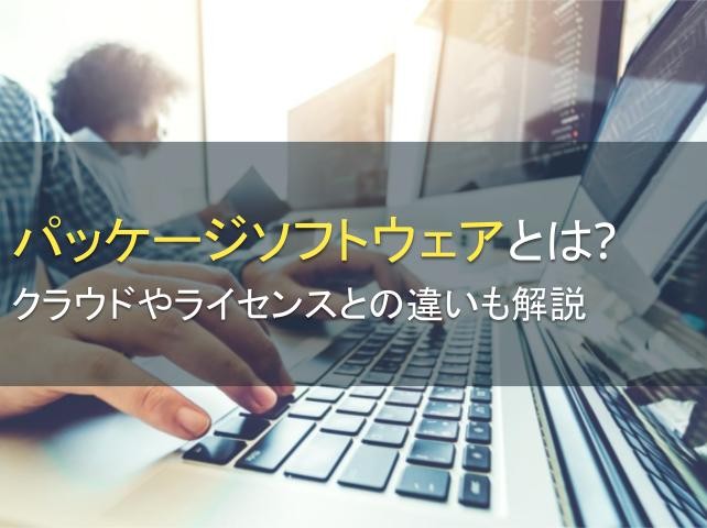 パッケージソフトウェアとは？クラウドやライセンスとの違いも解説【2025年最新版】