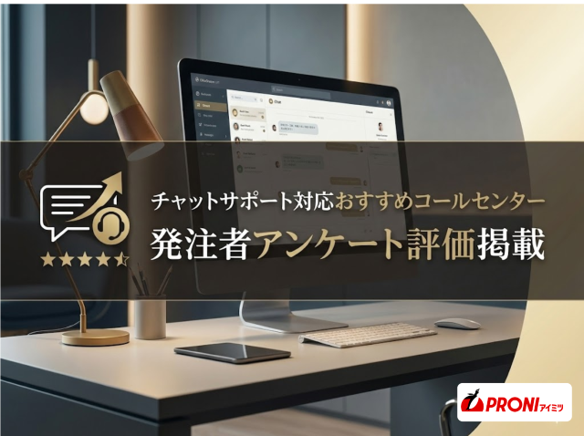 チャットサポート対応コールセンターおすすめ6選｜発注者アンケート評価掲載【2026年最新版】