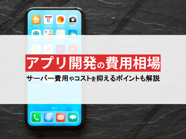 アプリ開発と維持にかかる費用は？サーバー費用やコストを抑えるポイントも解説【2024年最新版】