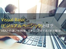 Visual Basic（ビジュアルベーシック）とは？VBAとの違いや特徴、できることまでまとめて解説【2024年最新版】