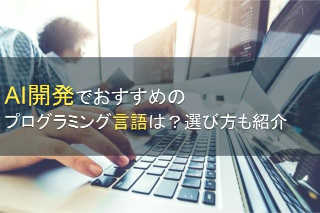 AI開発でおすすめのプログラミング言語は？選び方も紹介【2024年最新版】