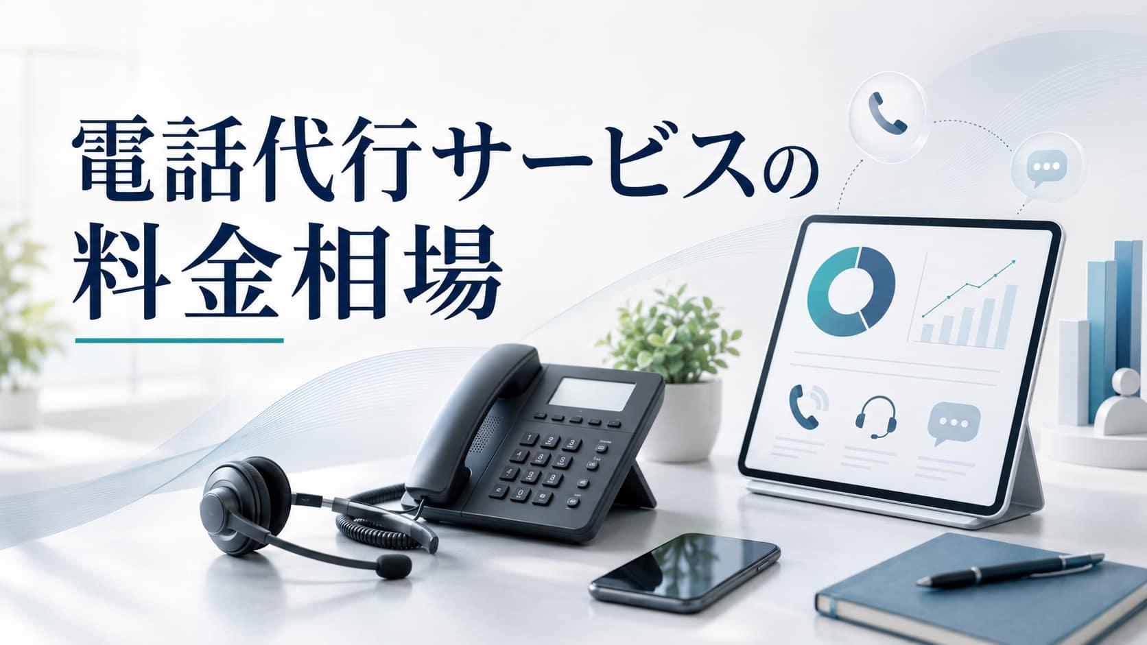 電話代行サービスの料金相場とおすすめ7社比較｜発注事例も紹介