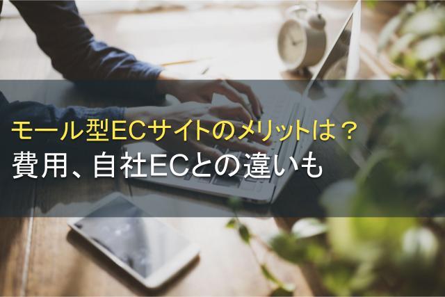 モール型ECサイトのメリットは？│費用、自社ECとの違いも