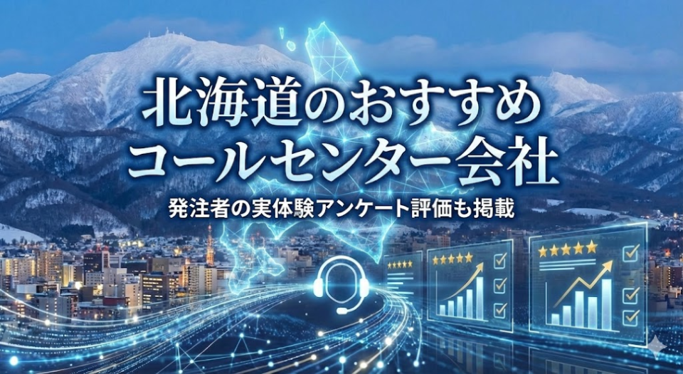 北海道のコールセンター会社おすすめ10選｜発注者の実体験アンケート評価も掲載【2026年最新版】