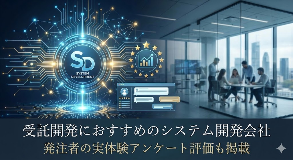 受託開発におすすめのシステム開発会社13選｜発注者の実体験アンケート評価も掲載【2026年最新版】
