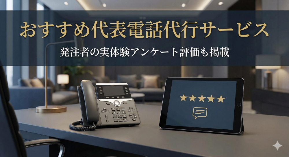 代表電話代行サービスおすすめ6選比較！大手や会社の選び方も解説【2026年最新版】