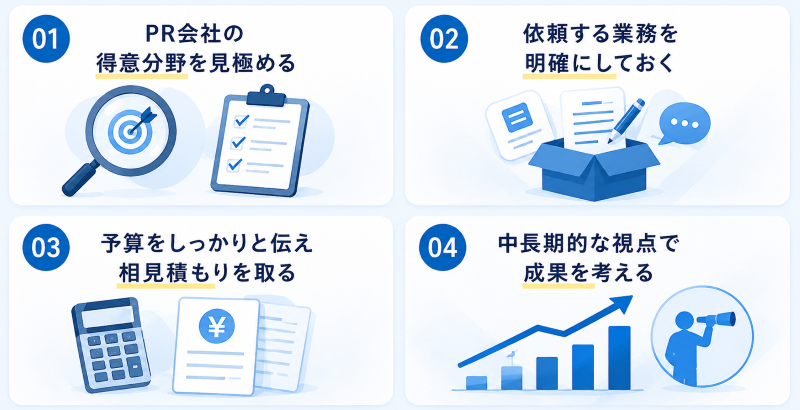 失敗しないPR会社の選び方