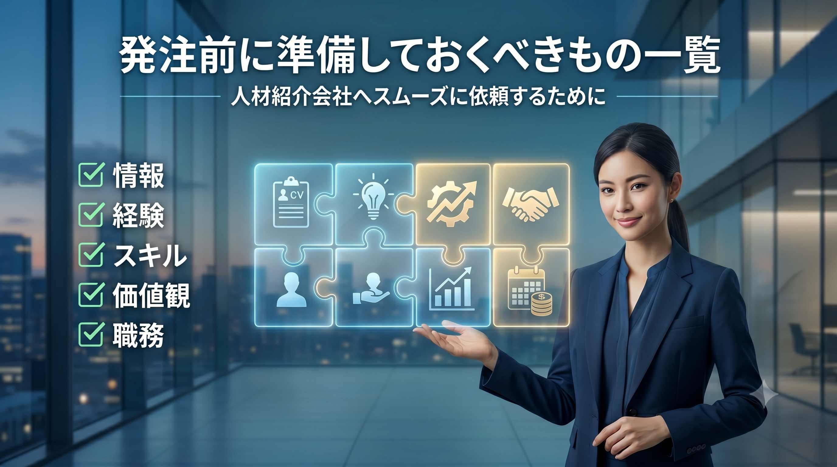 発注前に準備しておくべきもの一覧