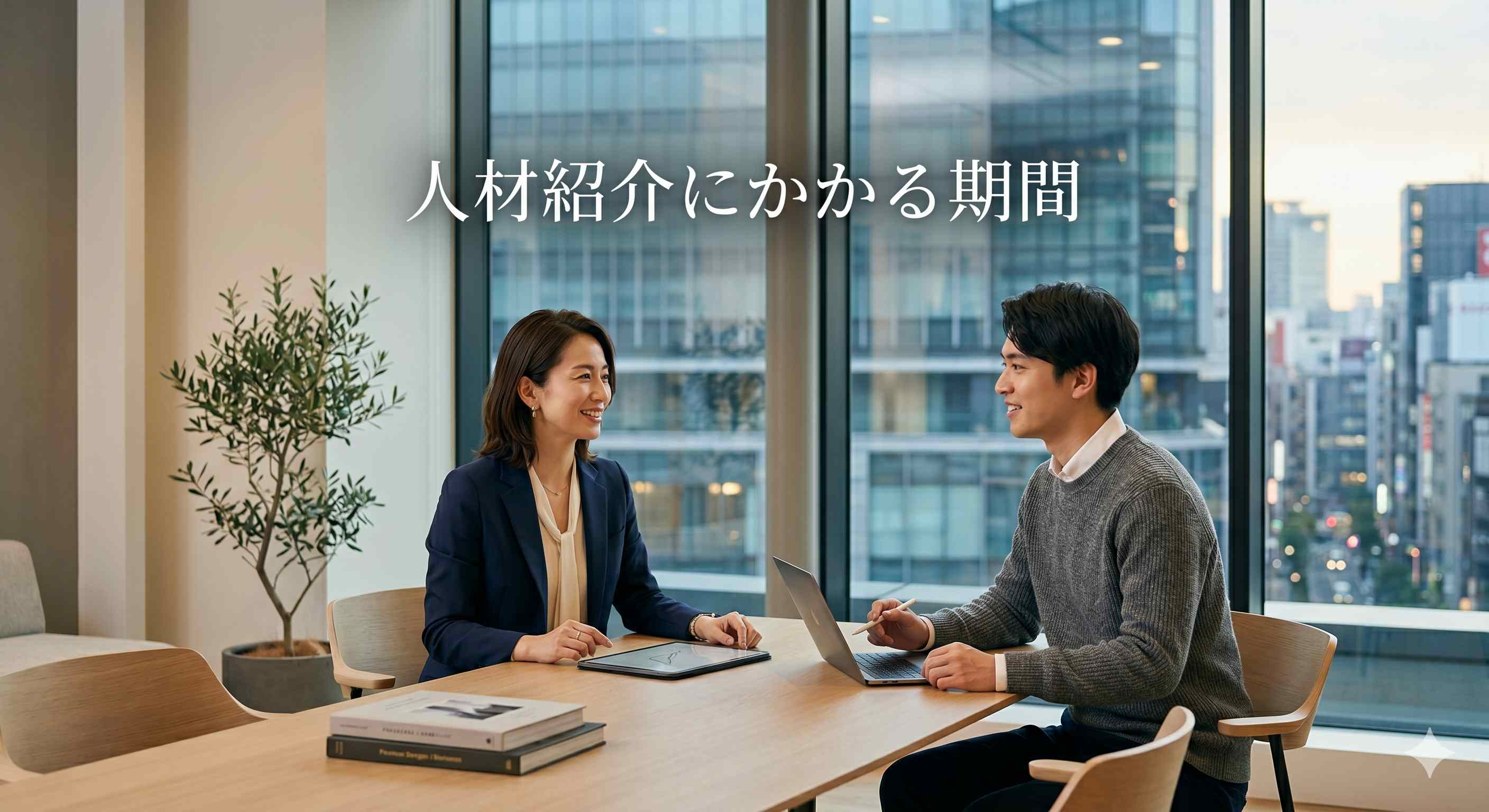 人材紹介の期間目安は1〜3ヶ月｜採用成功までの流れと短縮方法を解説