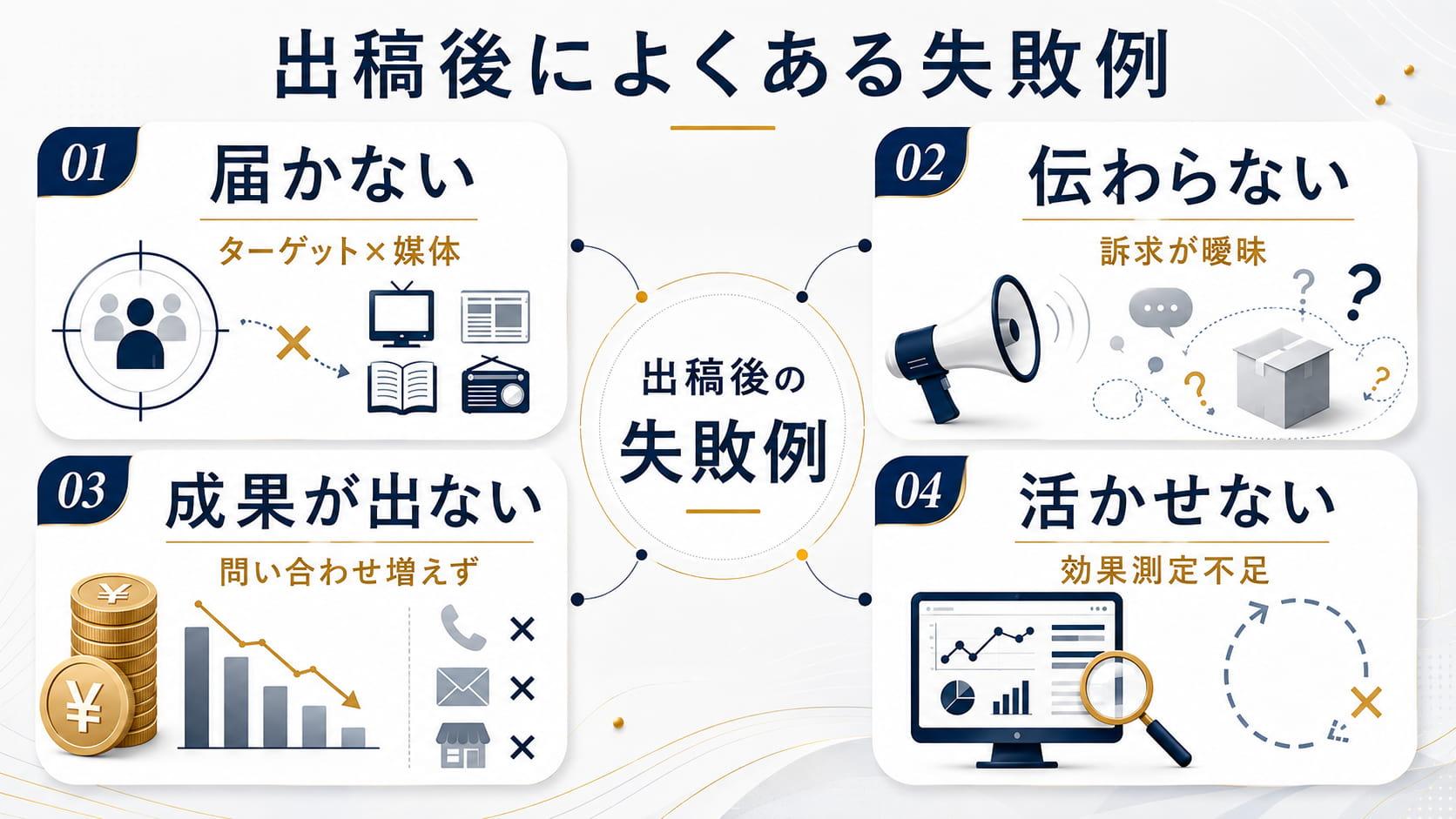 マス広告の出稿後によくある失敗例