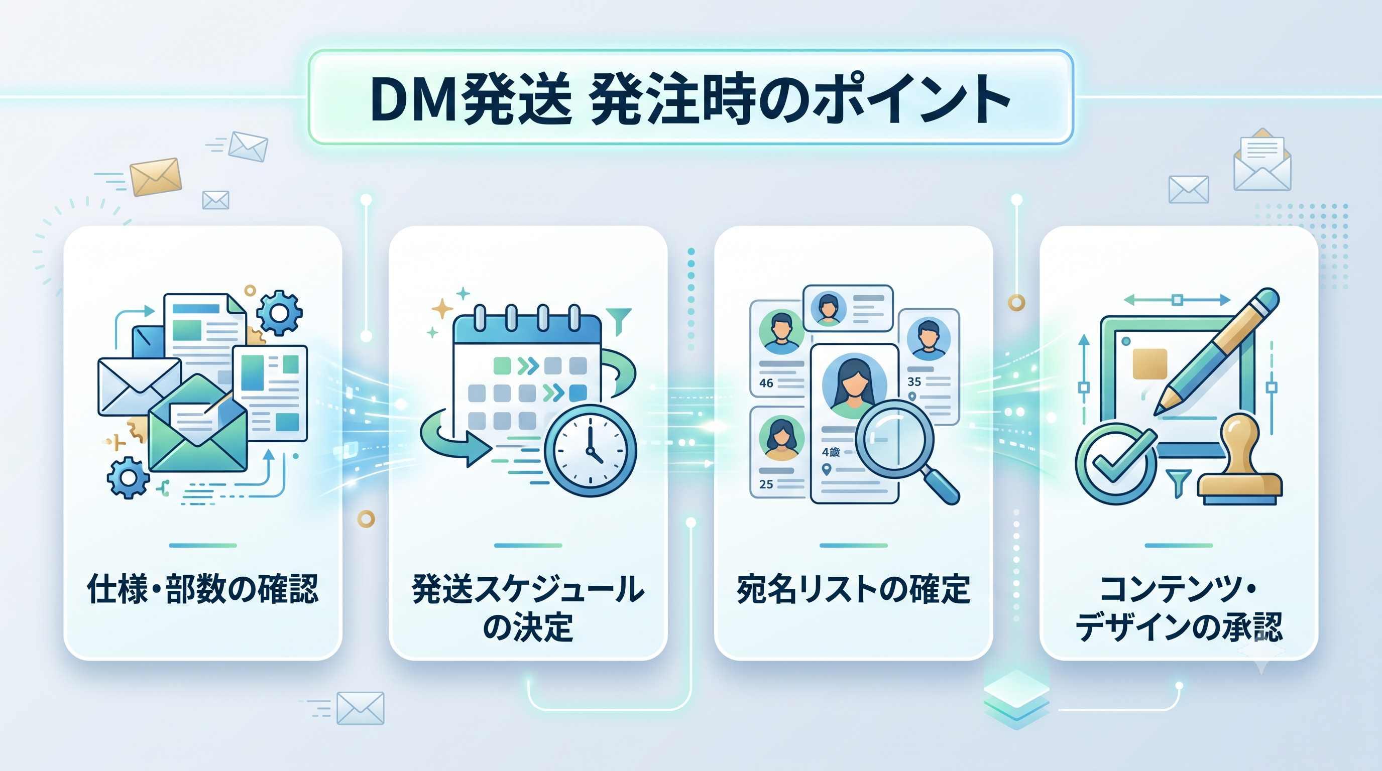 DM発送を発注するときのポイント