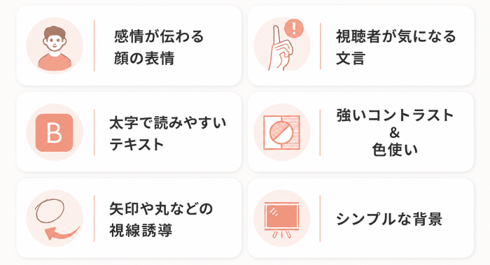 再生回数を増やすサムネイルの特徴