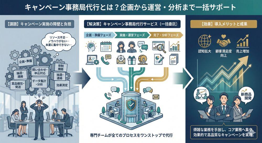 キャンペーン事務局代行とは