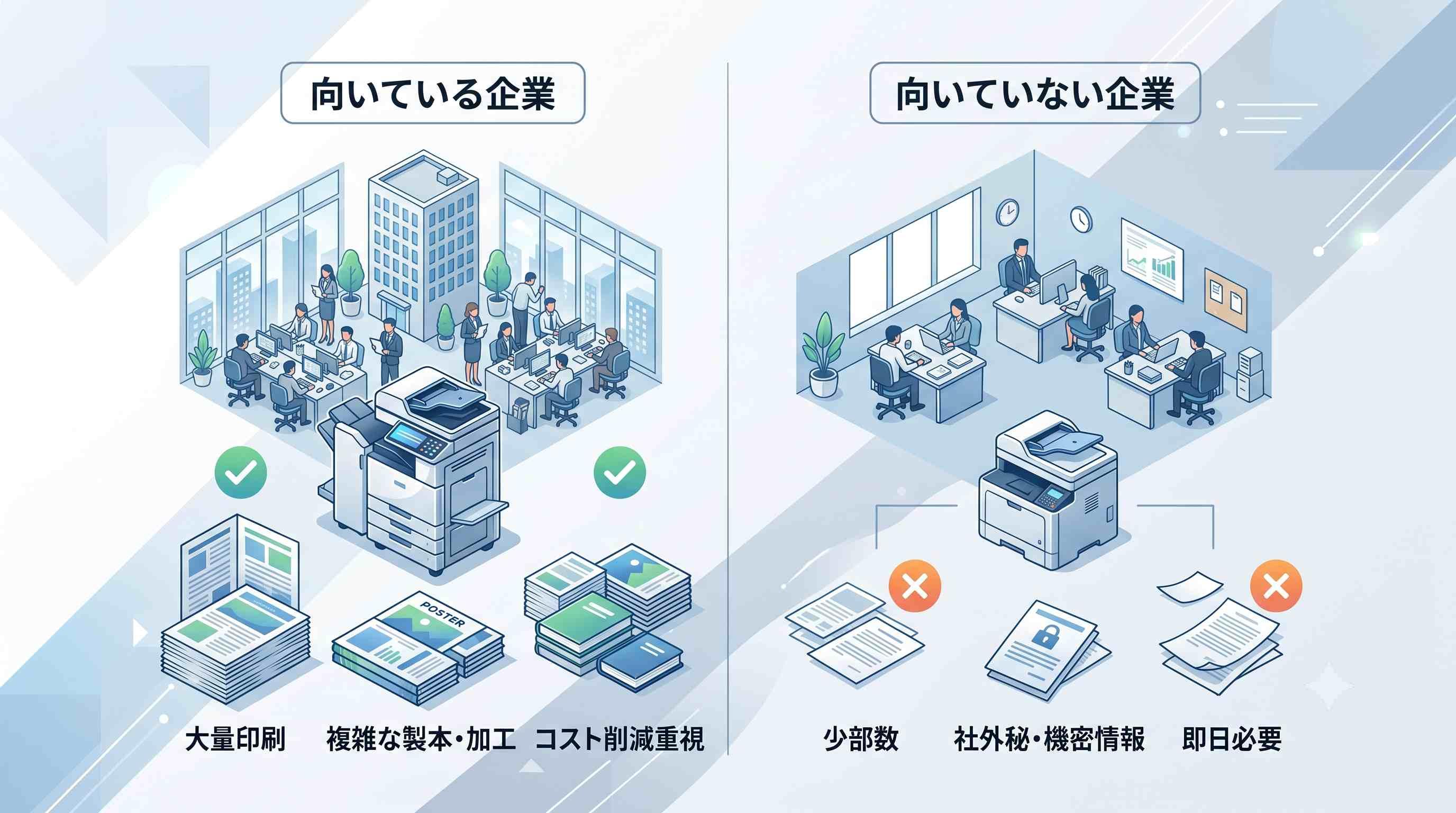 外注に向いている企業とそうでない企業