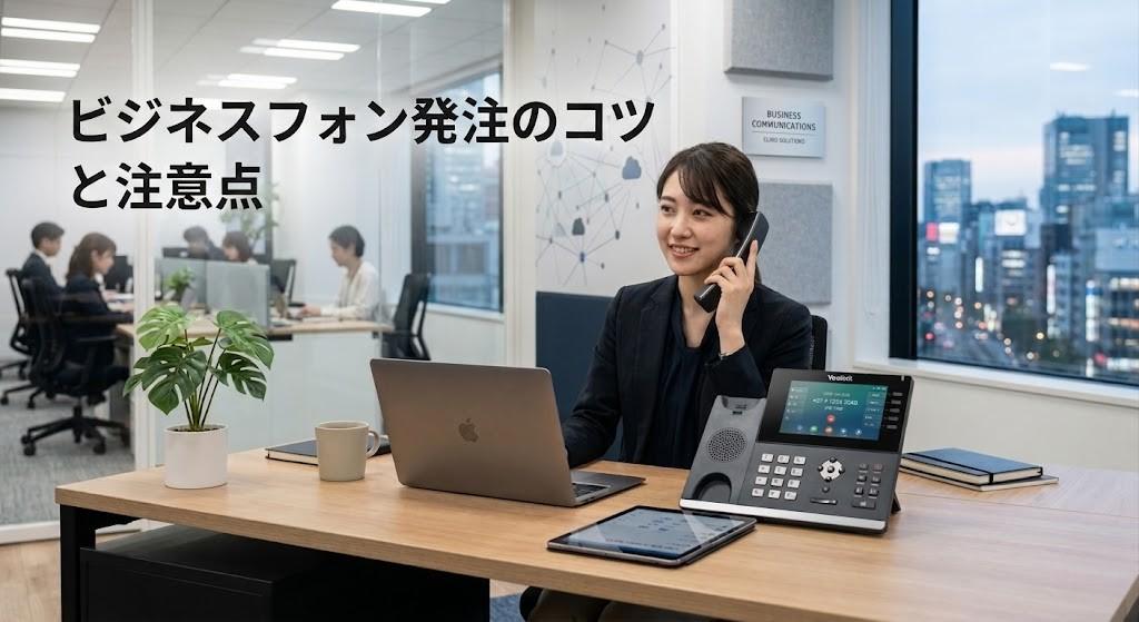 ビジネスフォン発注のコツと注意点｜失敗しないための確認ポイントを解説