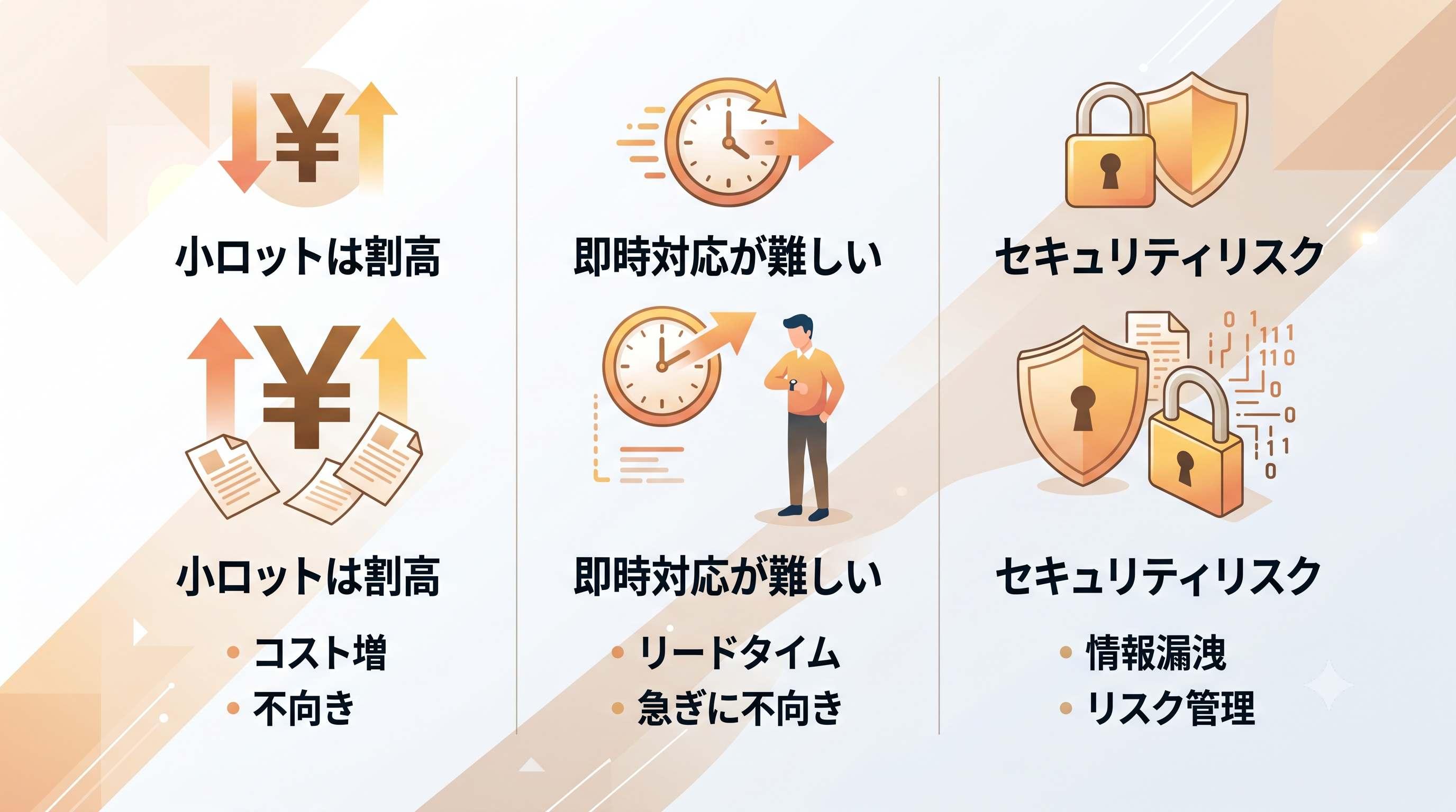 コピー機での印刷を外注するデメリット