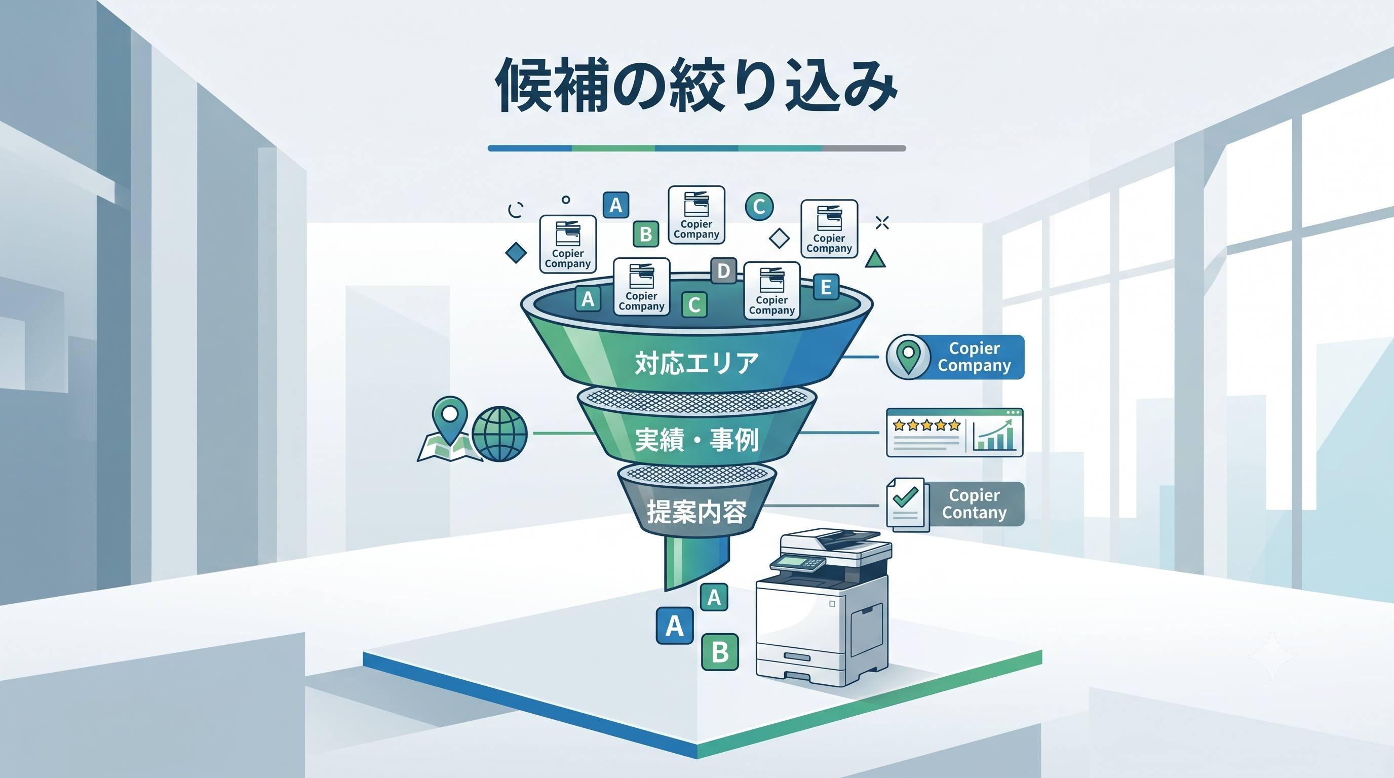 候補を絞り込み