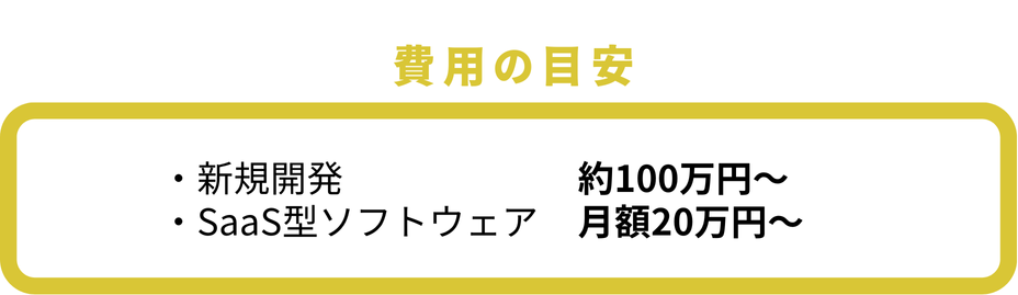 画像認識AI開発の費用は新規開発は100万円から