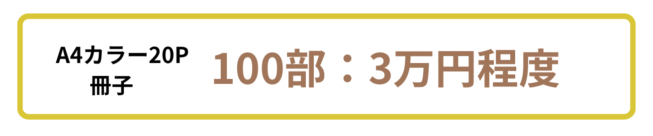 冊子印刷の料金相場