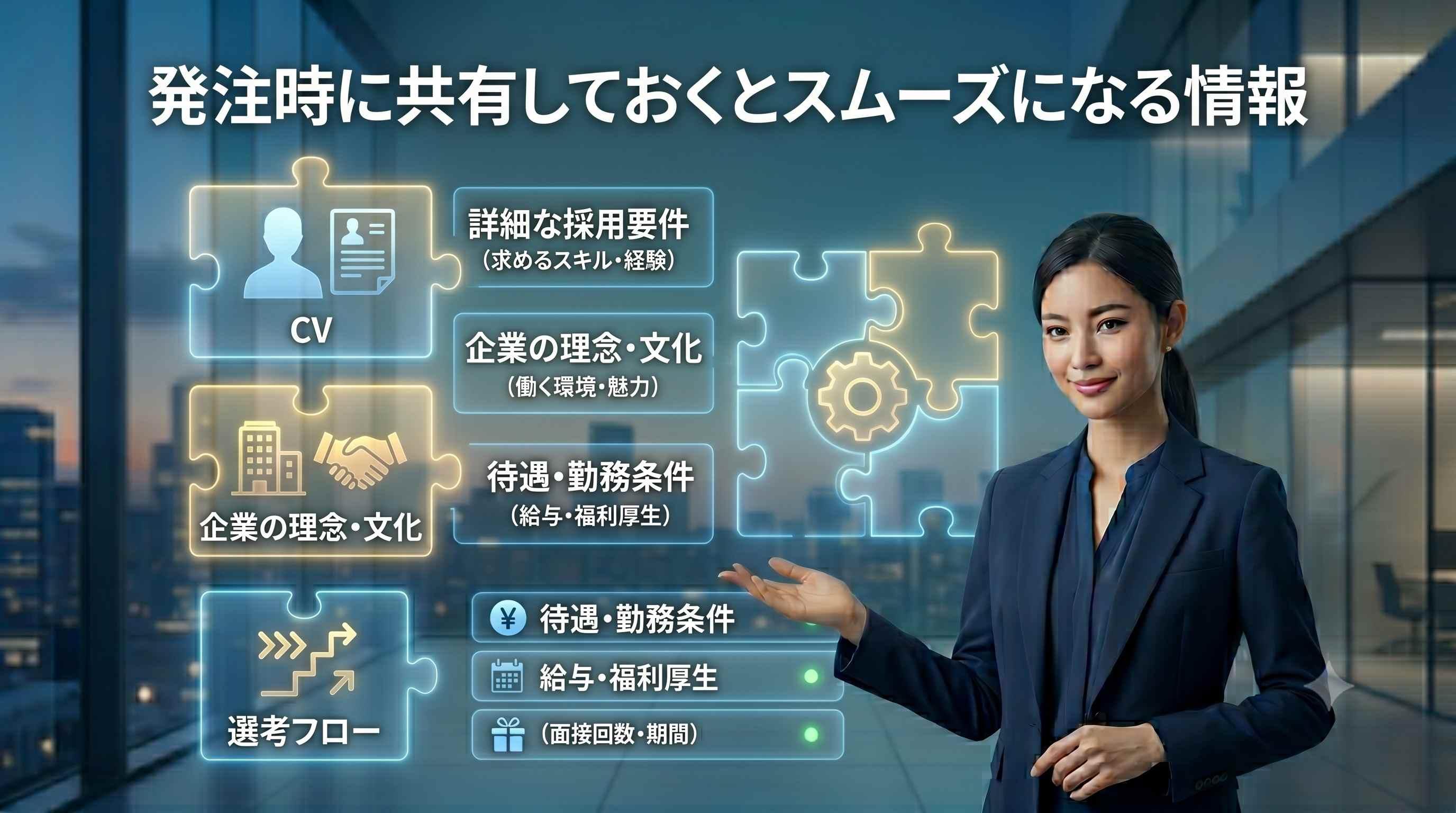 発注時に共有しておくとスムーズになる情報