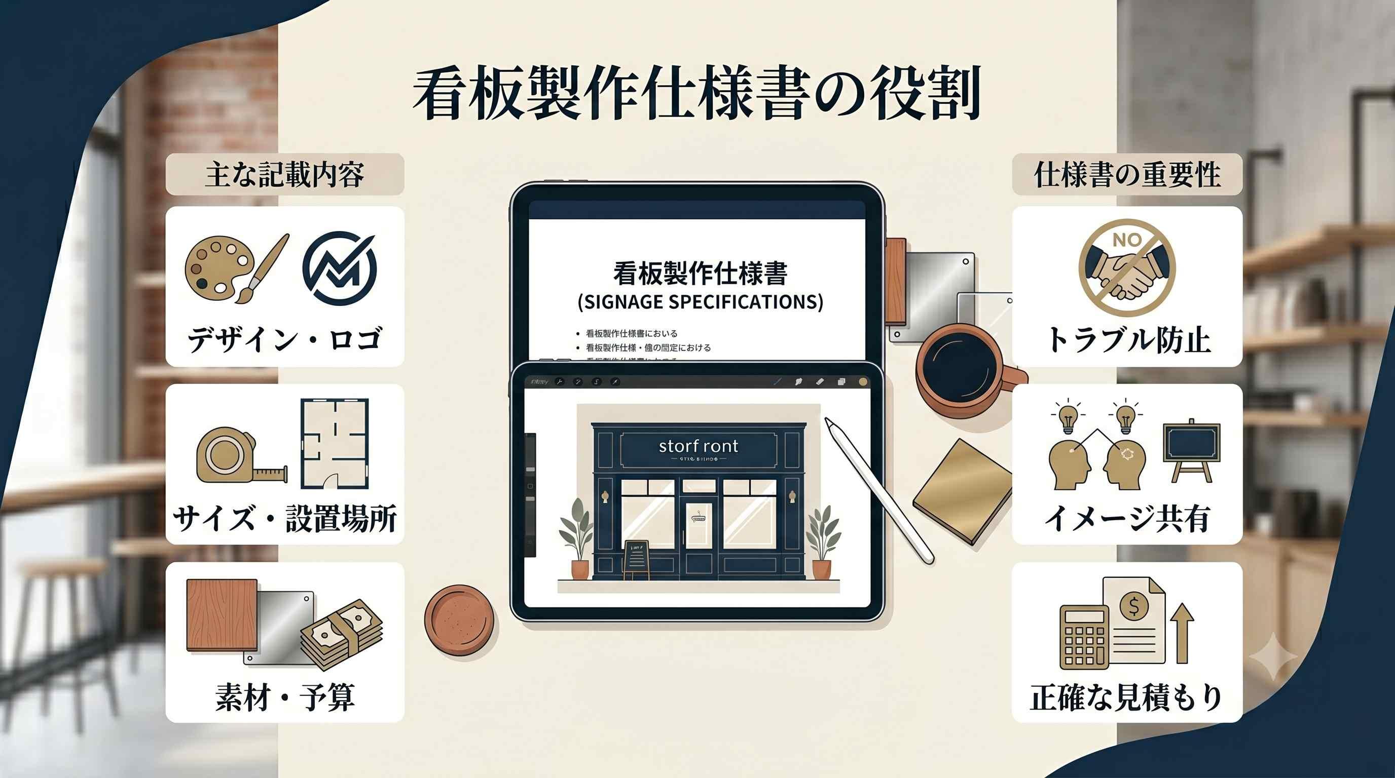 「看板製作仕様書」とは？