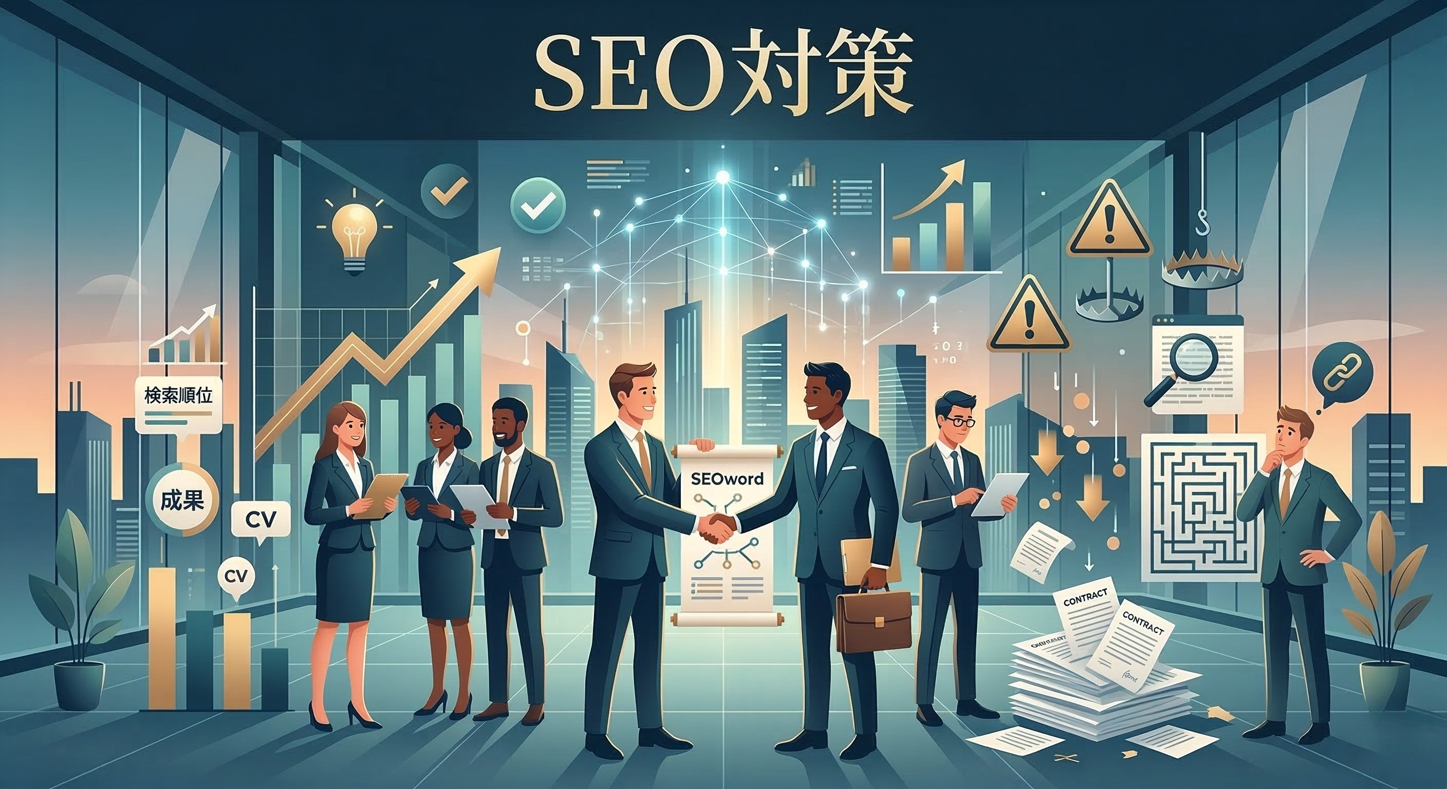 SEO対策の発注で注意したいポイントと発注のコツ