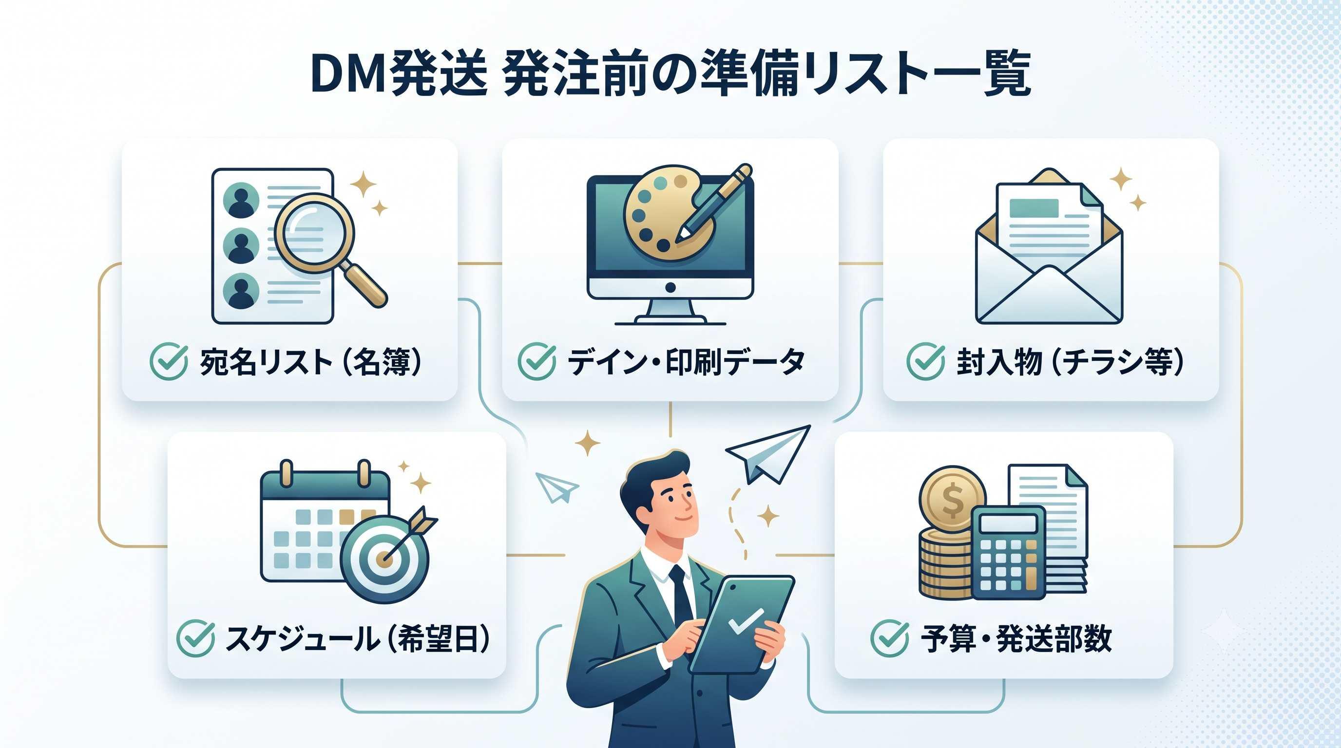 発注前に準備しておくべきもの一覧