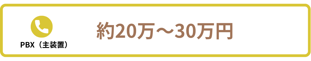 PBX（主装置）