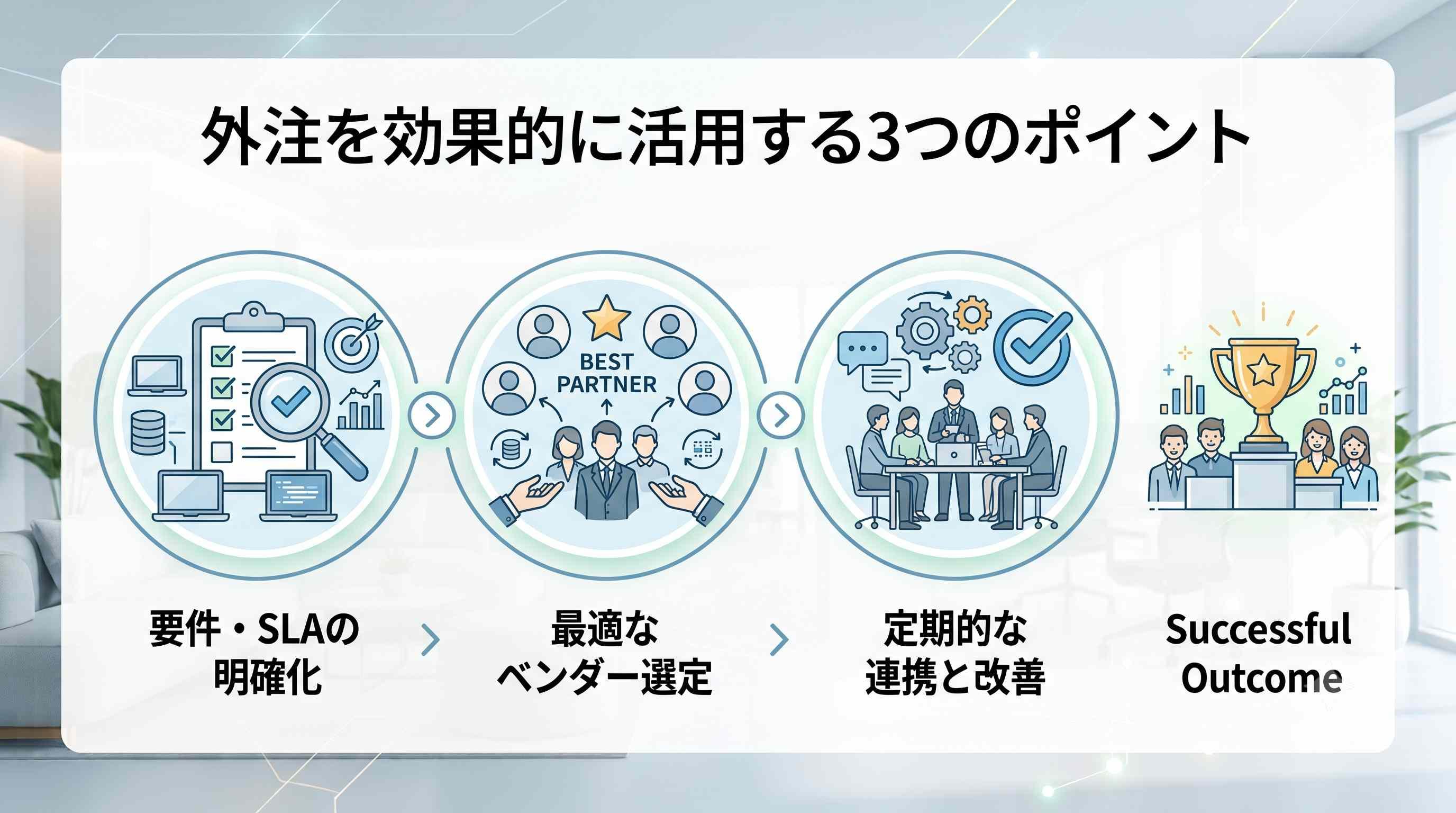 外注をさらに効果的にする方法