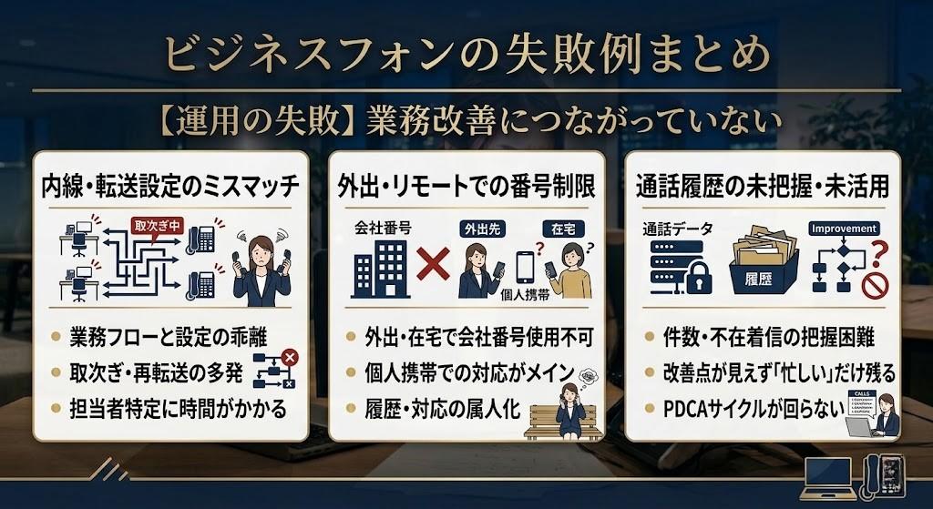 【運用の失敗】業務改善につながっていない