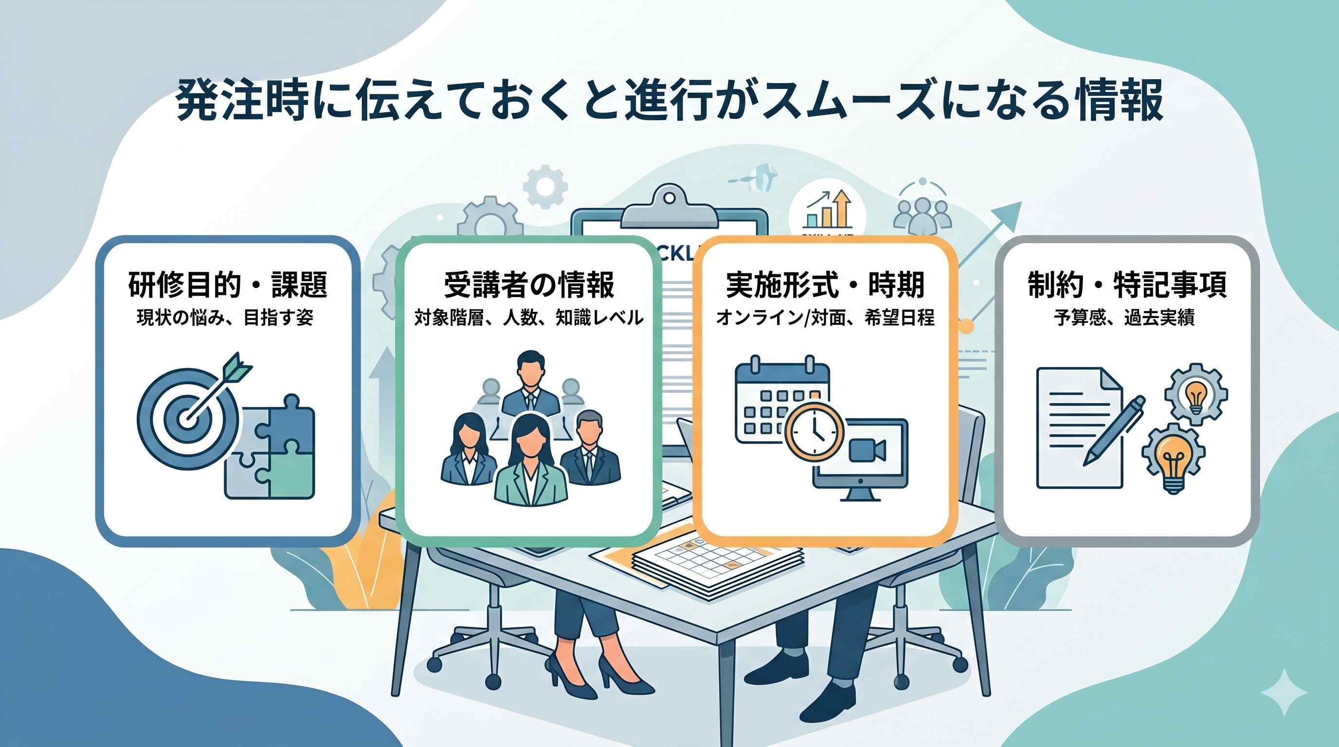 発注時に伝えておくと進行がスムーズになる情報