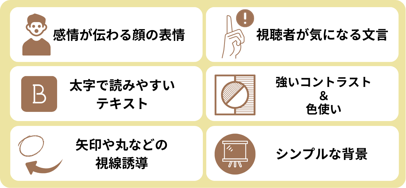 再生回数を増やすサムネイルの特徴