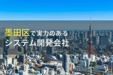 墨田区のおすすめシステム開発会社11選【2023年最新版】