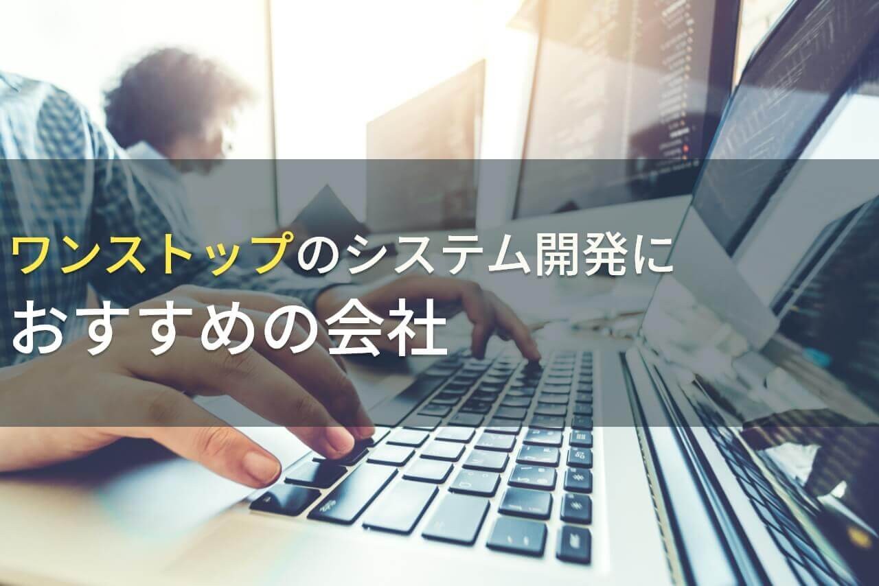 ワンストップのシステム開発におすすめの会社5選！費用や選び方も解説【2024年最新版】