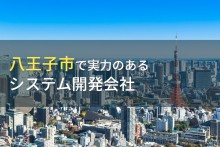 八王子市のおすすめシステム開発会社6選【2023年最新版】