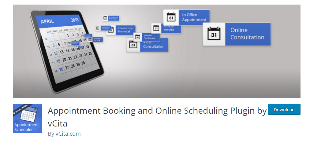 「Appointment Booking」のサイト