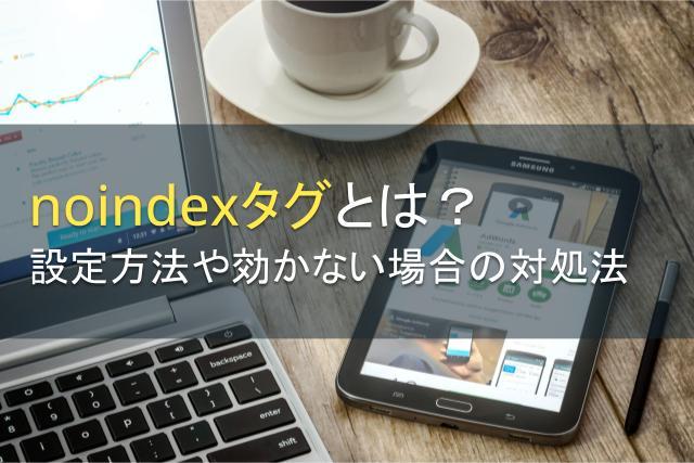 noindexタグとは？設定方法や効かない場合の対処法を解説