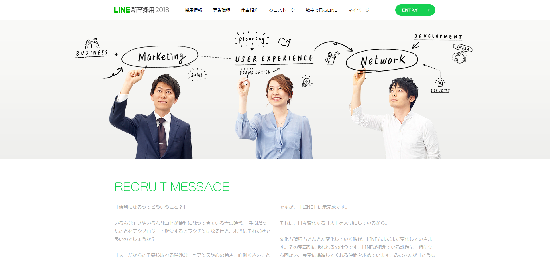 「LINE株式会社」の公式サイト