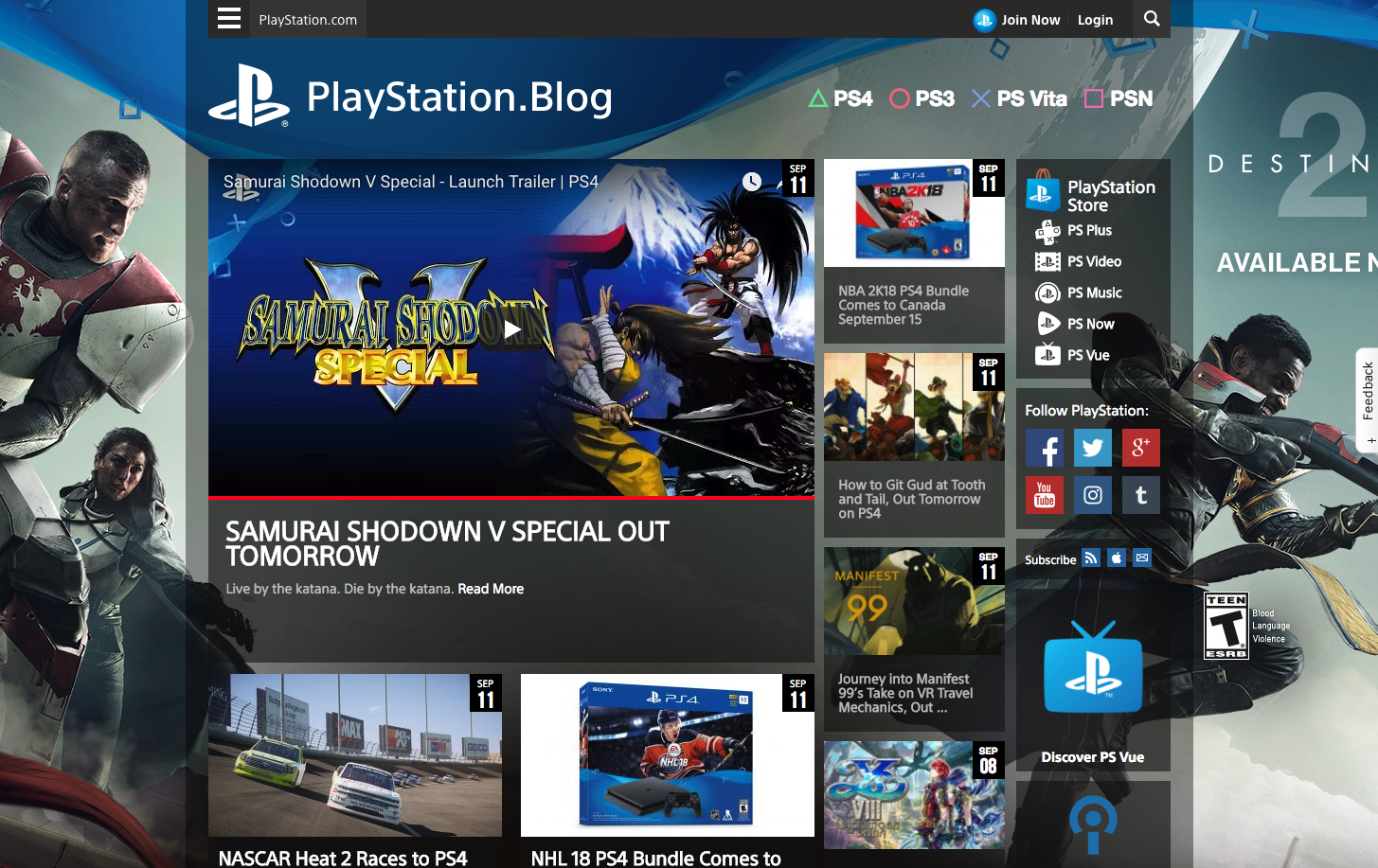 「PlayStation.Blog」の公式サイト