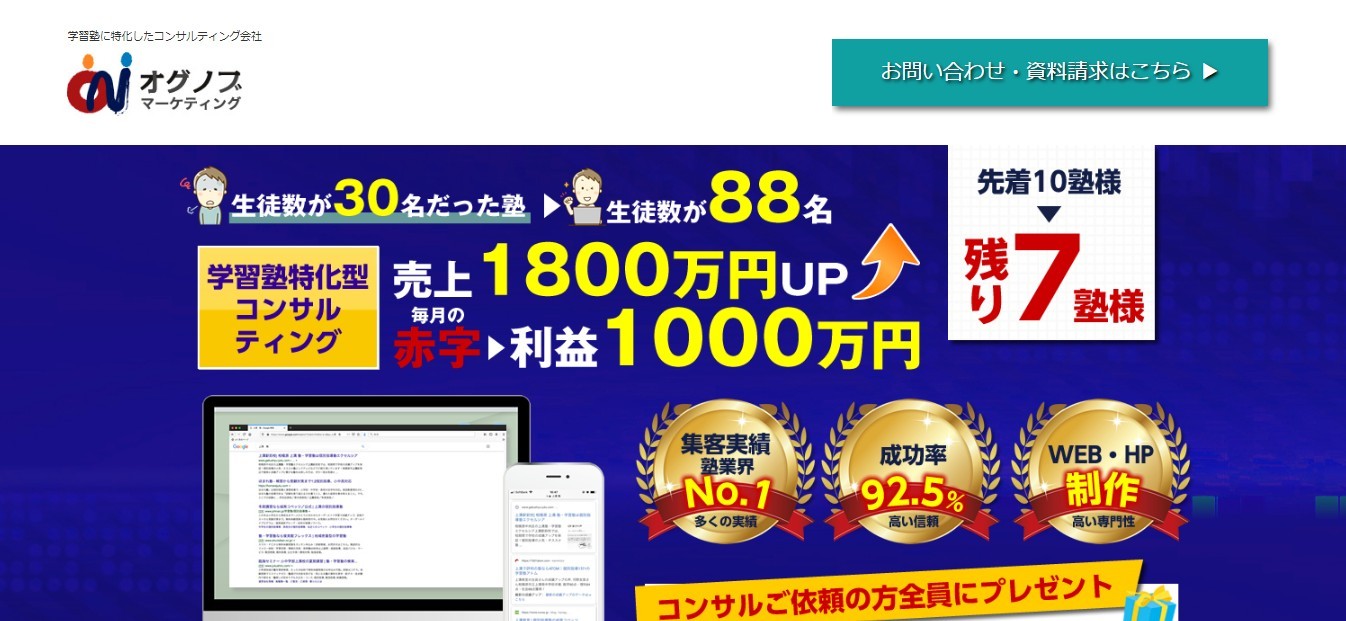 オグノブマーケティング株式会社のオグノブマーケティング株式会社サービス