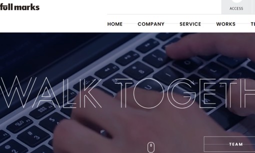 株式会社フルマークスのシステム開発サービスのホームページ画像