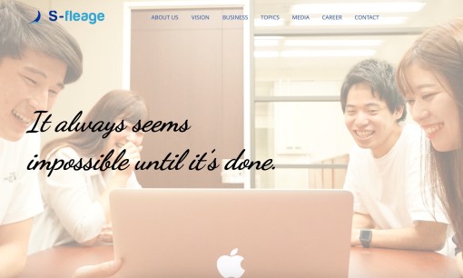 株式会社S-fleage (エスフレイジ)のSEO対策サービスのホームページ画像