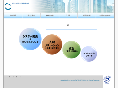 オリエントシステム株式会社のオリエントシステムサービス
