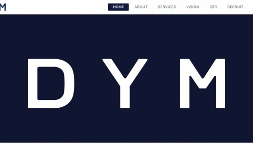 株式会社DYMの人材紹介サービスのホームページ画像