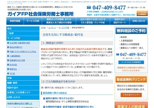 ガイアＦＰ社会保険労務士事務所のガイアFP社会保険労務士事務所サービス