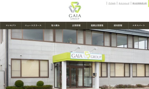 株式会社ガイア・プロジェクトのコンサルティングサービスのホームページ画像